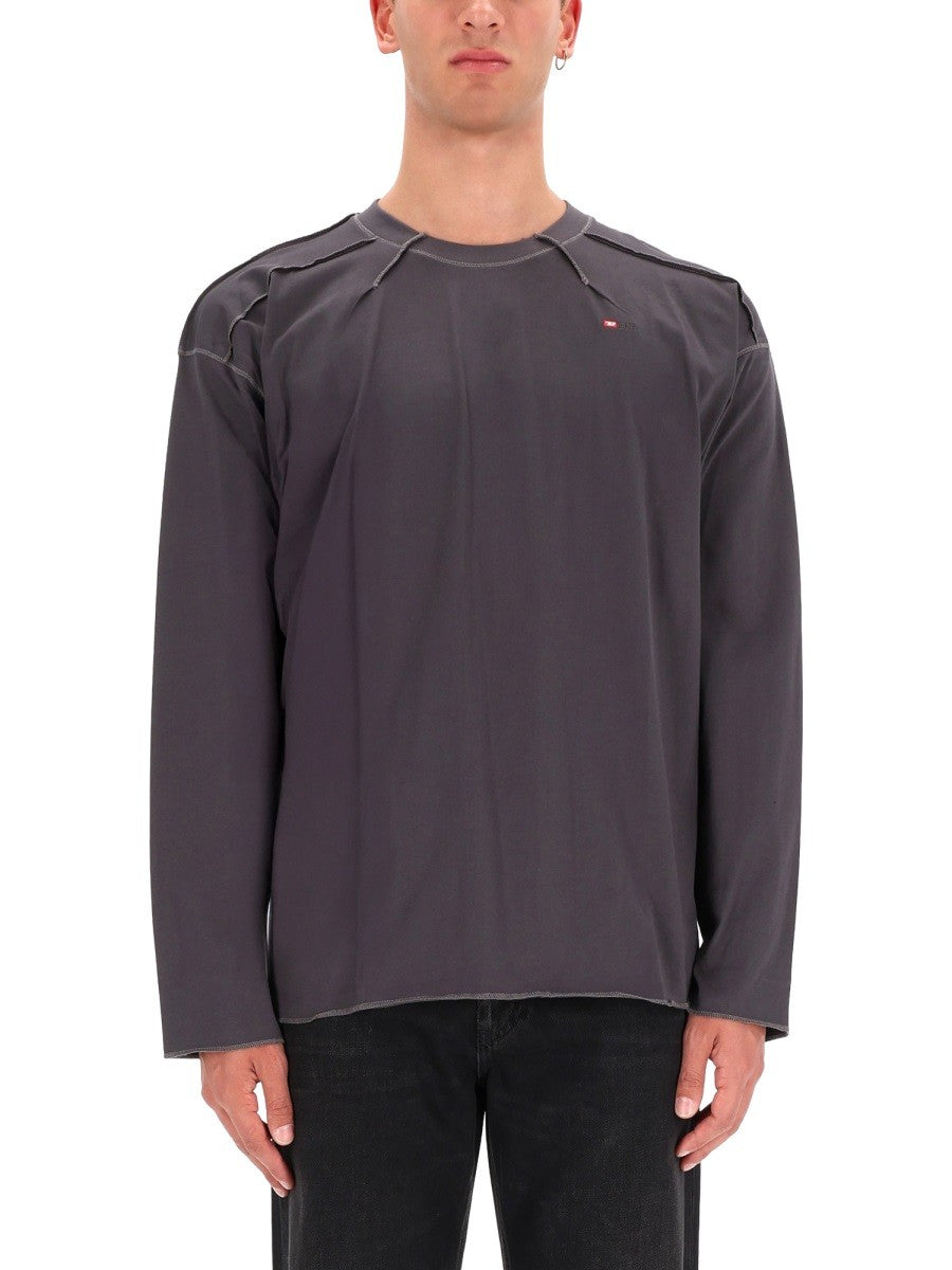 Diesel - Man - Grey - T-shirt