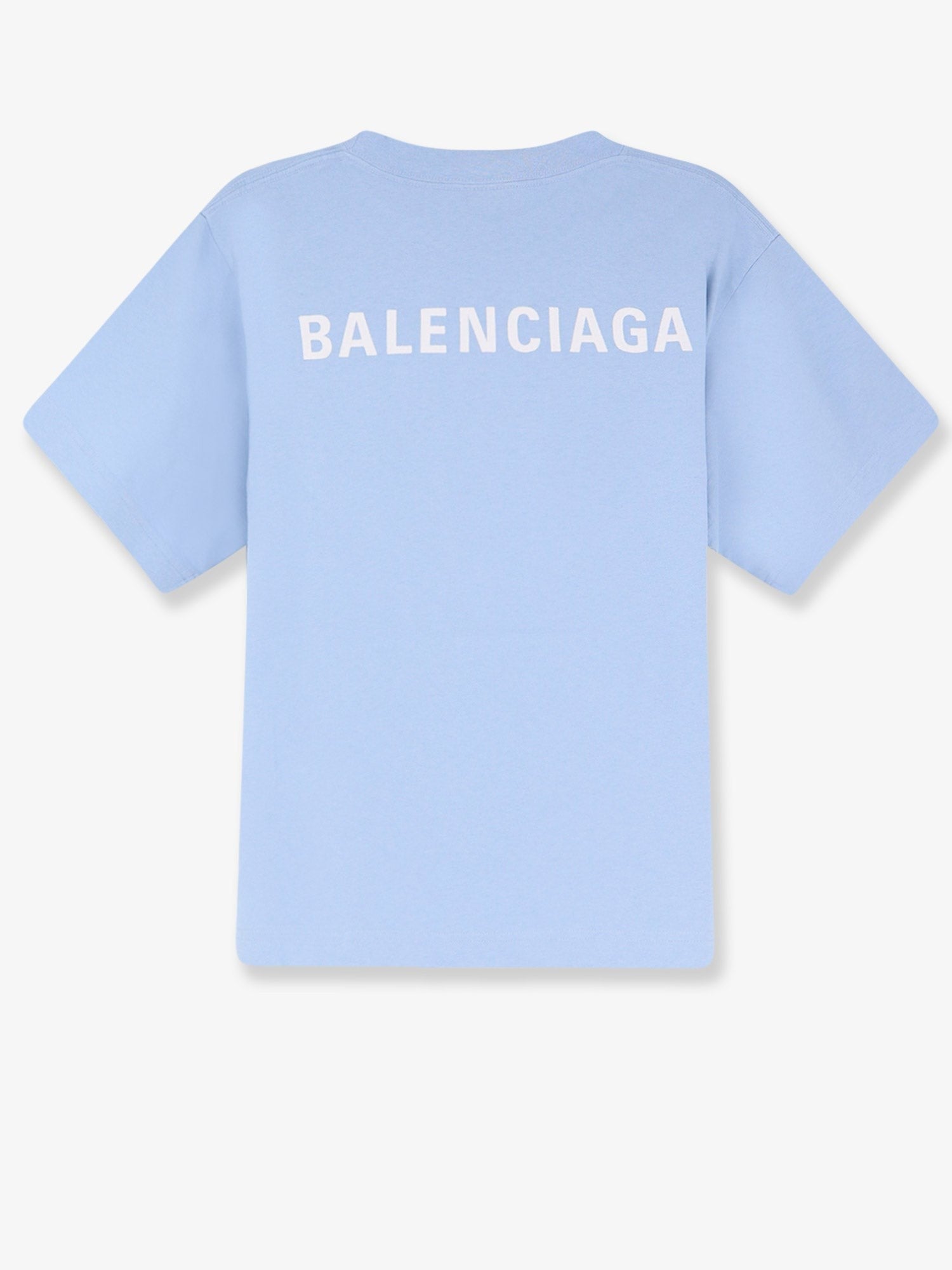 Balenciaga - Woman - Light Blue/White - T-Shirts and Top