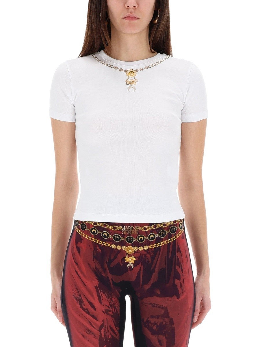 MARINE SERRE - Woman - White - T-shirt