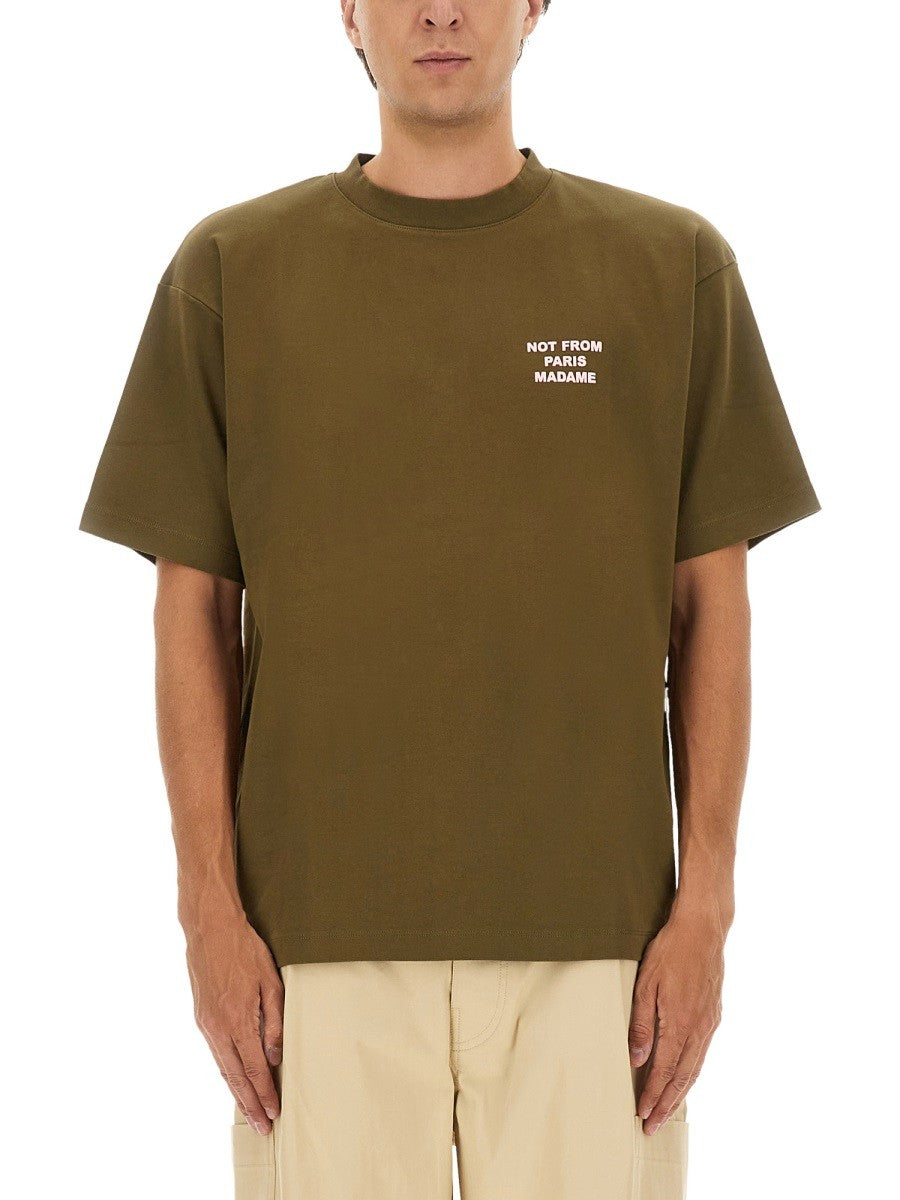 Drole De Monsieur - Man - Brown - T-shirt