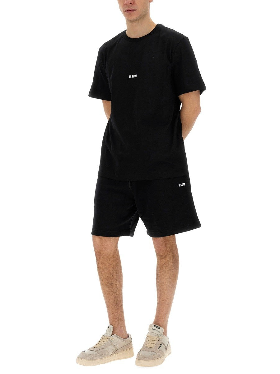 msgm - Man - Black - T-shirt