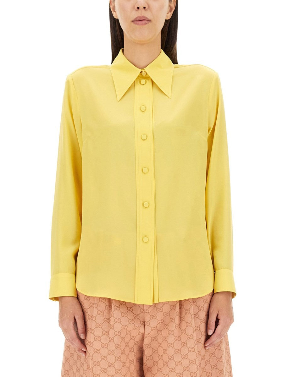 Gucci - Woman - Yellow - Shirt