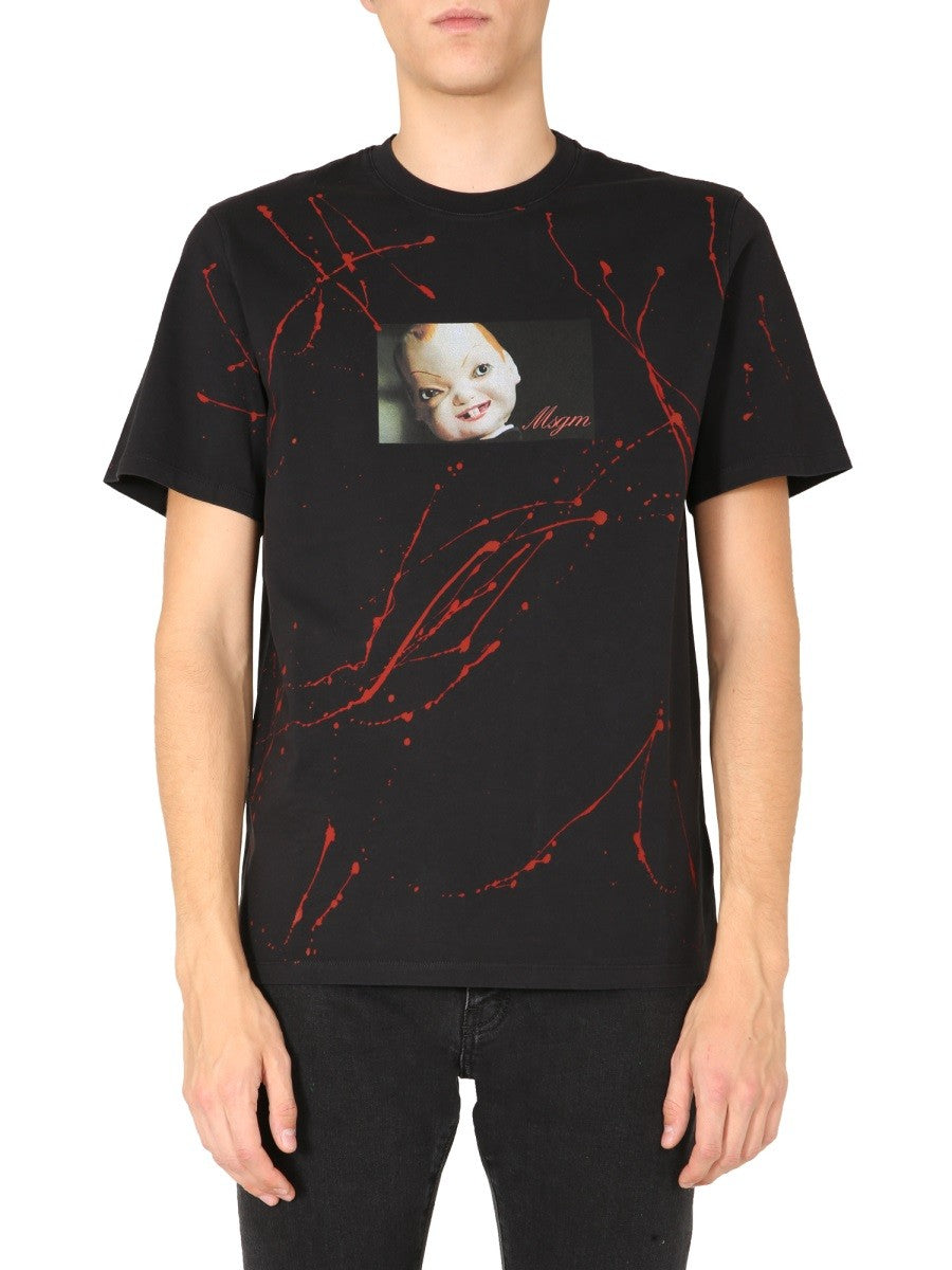 msgm - Man - Black - T-shirt