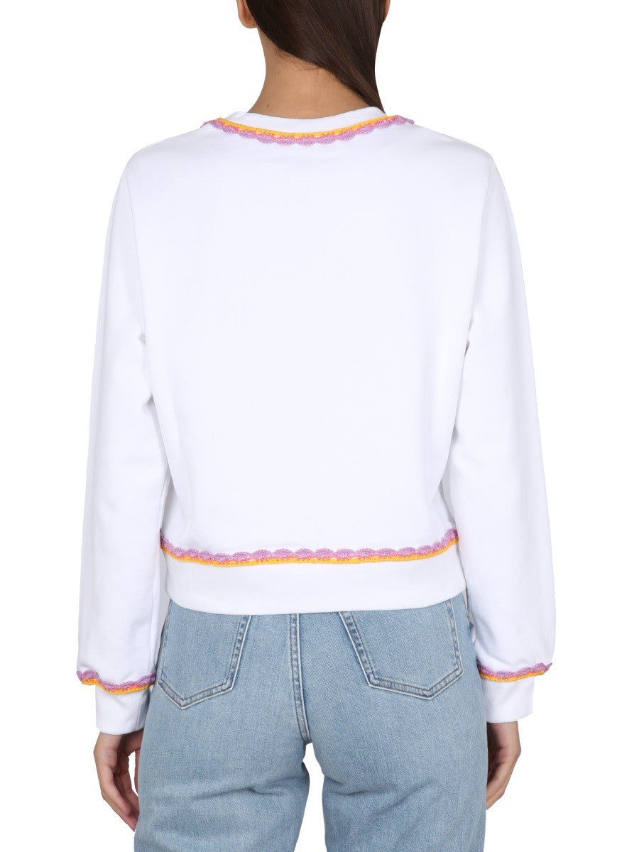 Moschino - Woman - White - Sweatshirt
