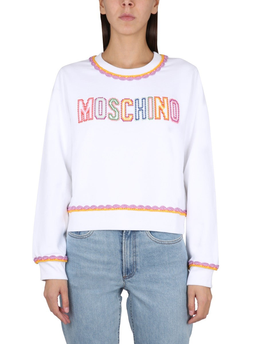 Moschino - Woman - White - Sweatshirt