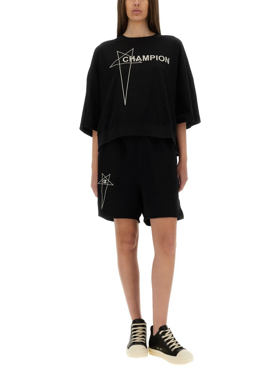 CHAMPION X RICK OWENS - Woman - Black - T-shirt
