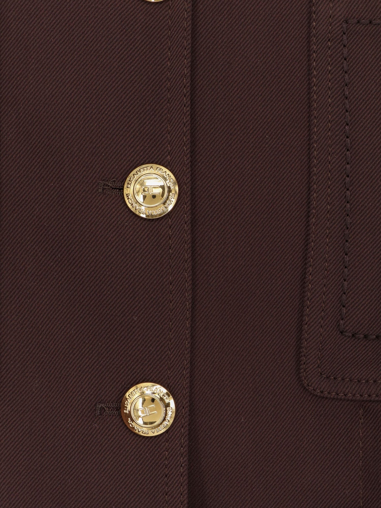 Elisabetta Franchi - Woman - Brown - Jacket