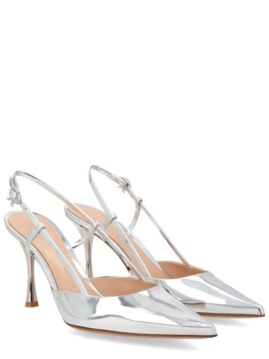 GIANVITO ROSSI - Woman - Silver - Heel