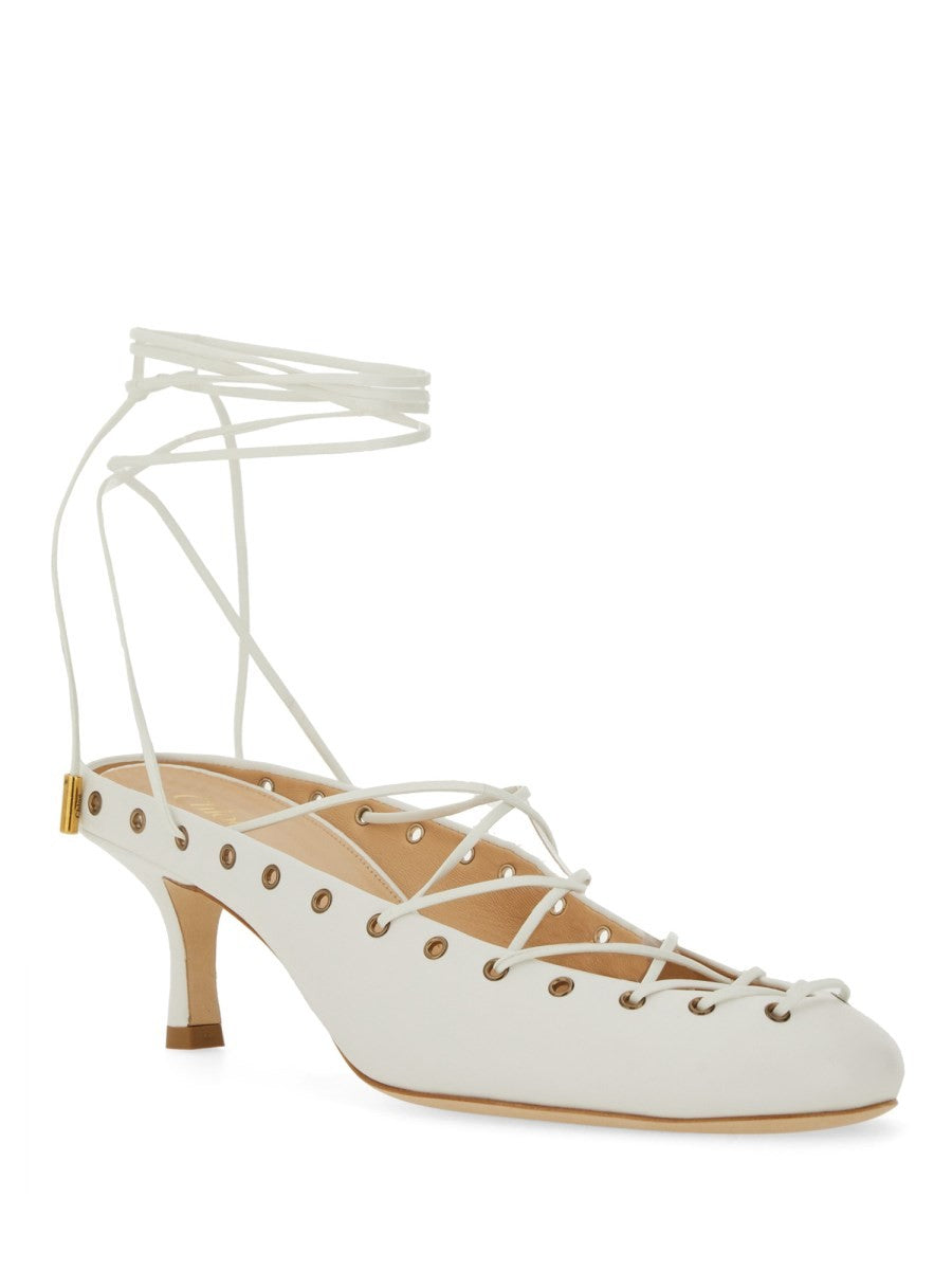 CHLOÉ - Woman - White - Heel