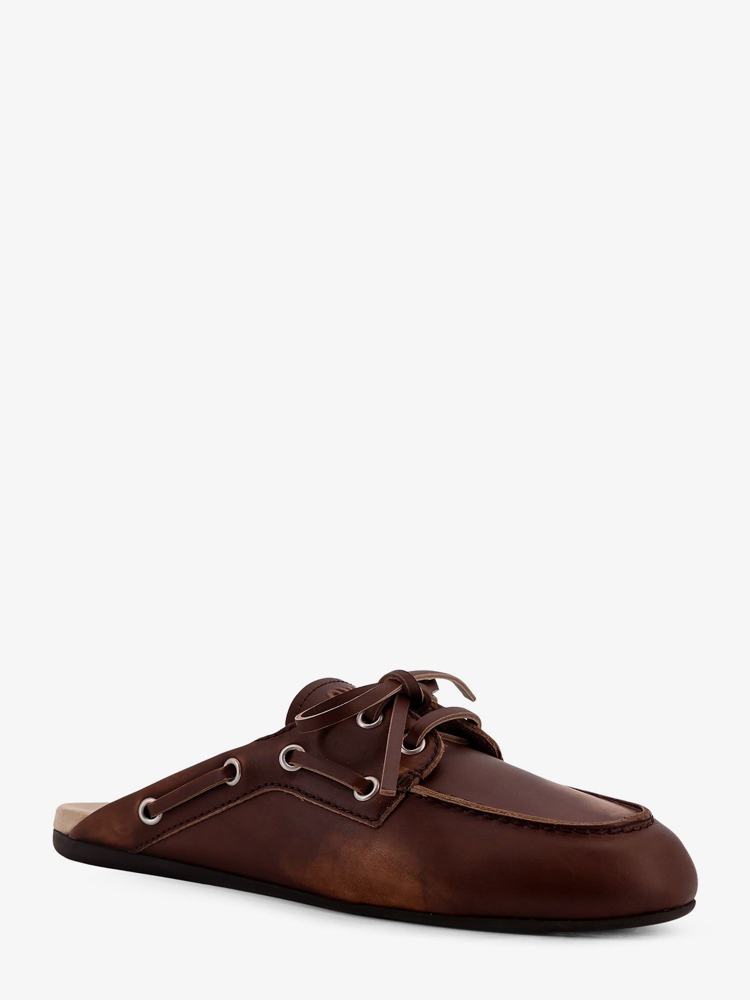 Miu Miu - Woman - Brown - Flat Sandal
