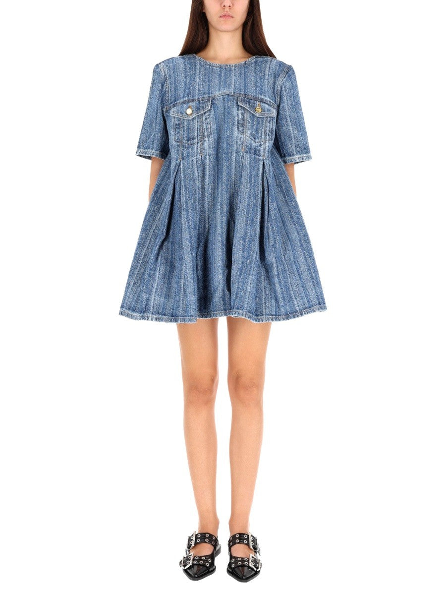 GANNI - Woman - Blue - Dress