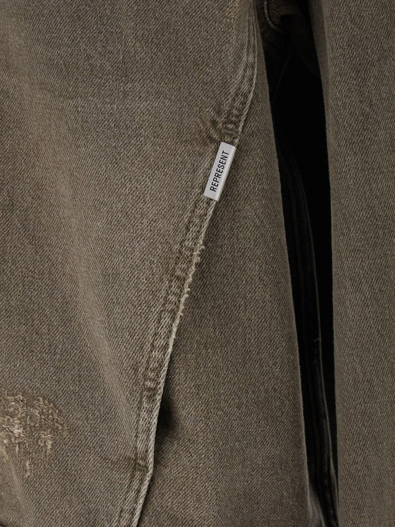 Represent - Man - Washed Olive - Denim Jacket