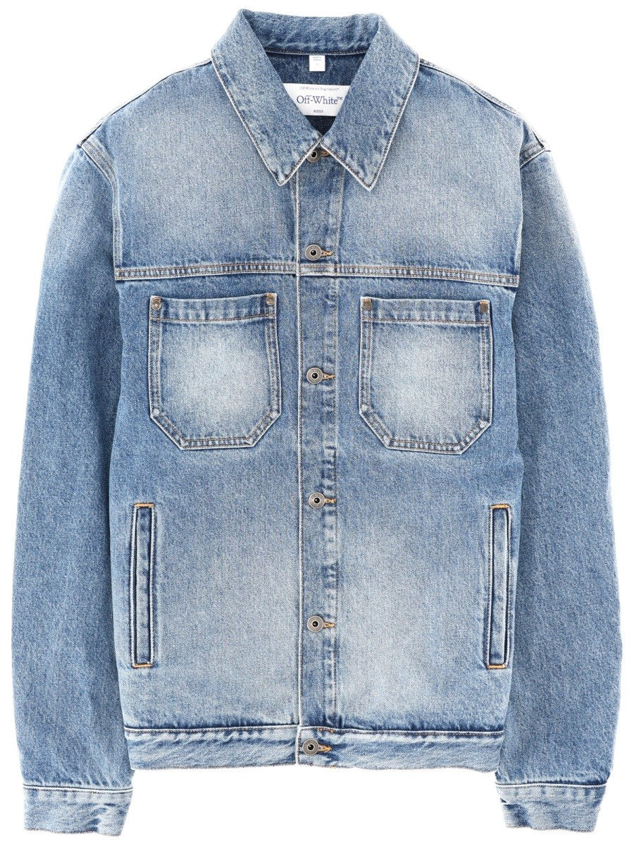 Off-white - Man - Blue - Jacket