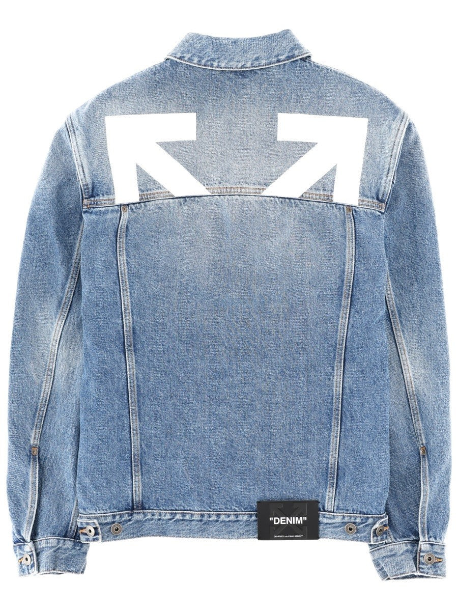 Off-white - Man - Blue - Jacket