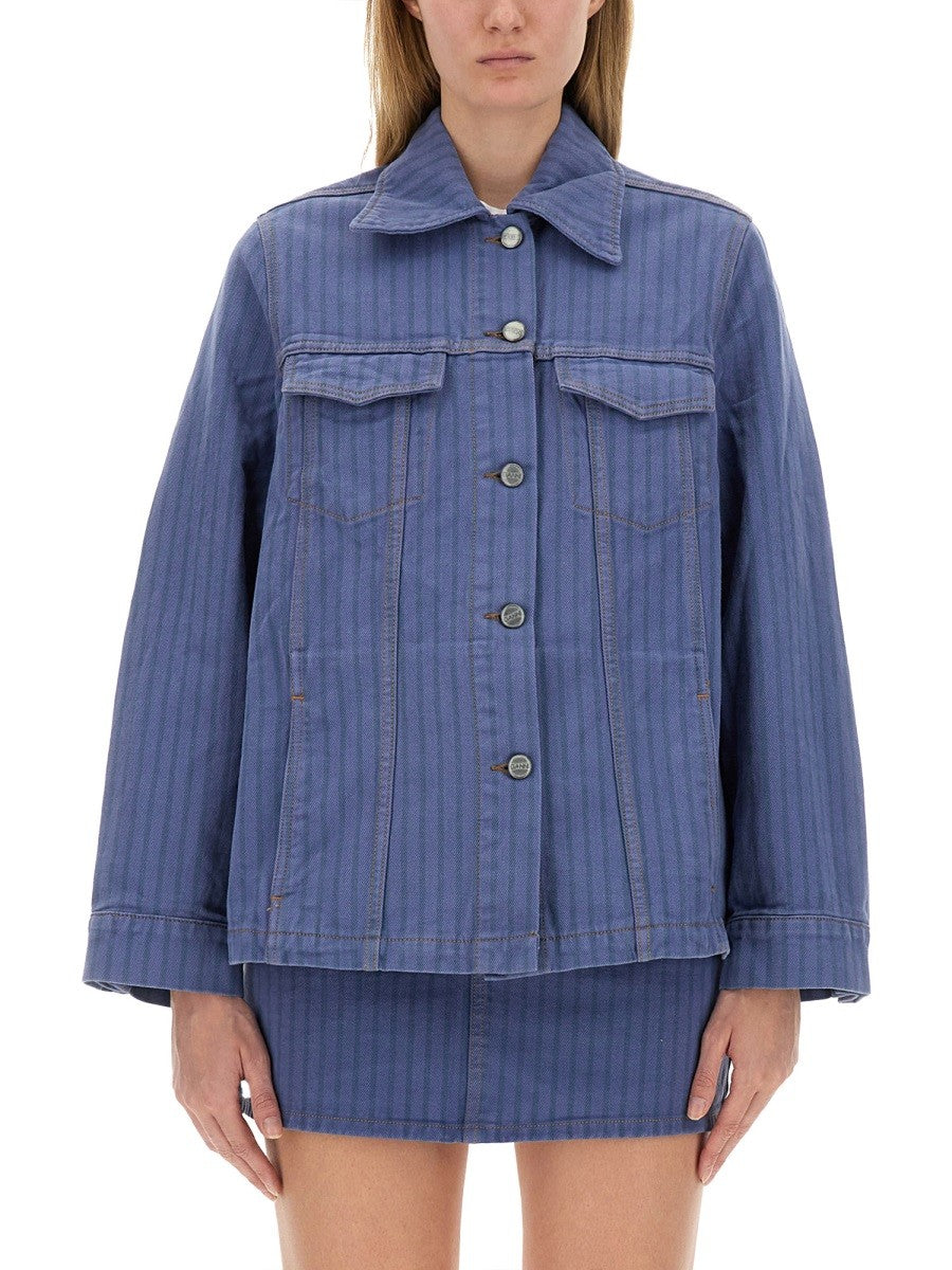 GANNI - Woman - Blue - Jacket