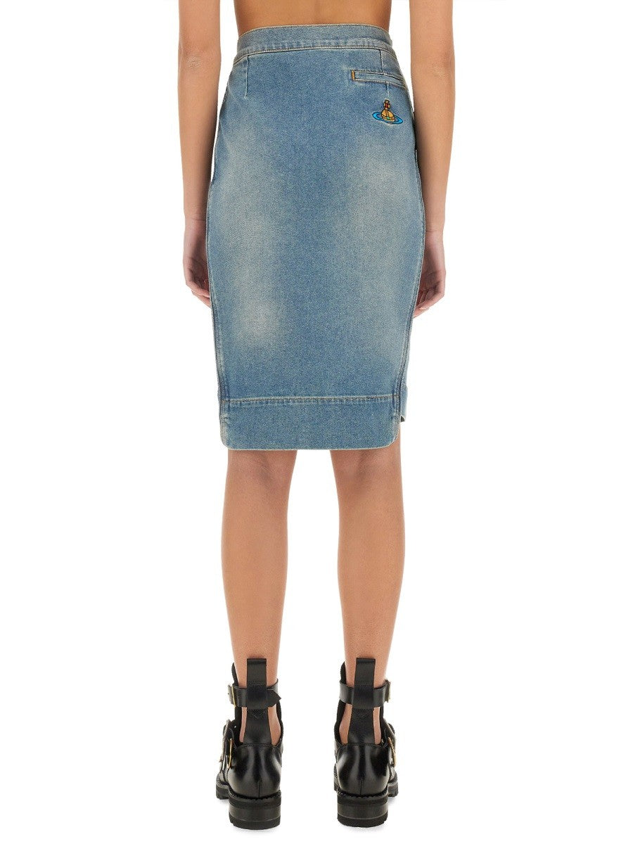 Vivienne Westwood - Woman - Blue - Skirt