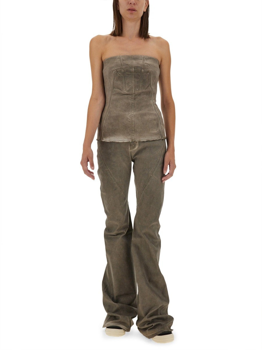 RICK OWENS DRKSHDW - Woman - Beige - Jeans