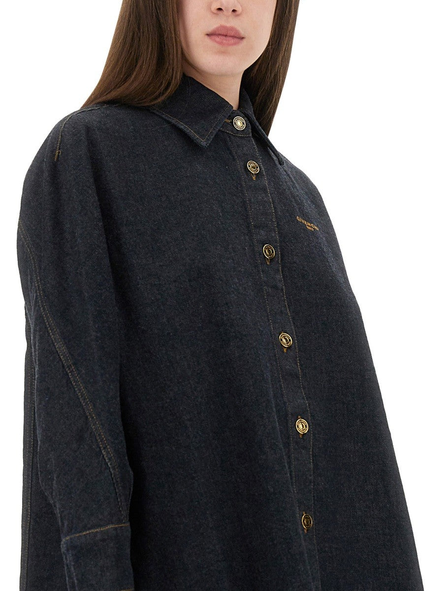 Givenchy - Woman - Blue - Shirt