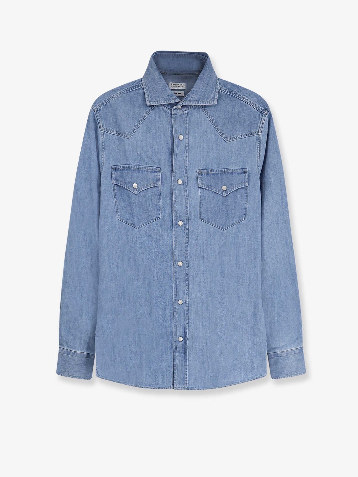 Brunello Cucinelli - Man - Blue - Shirt