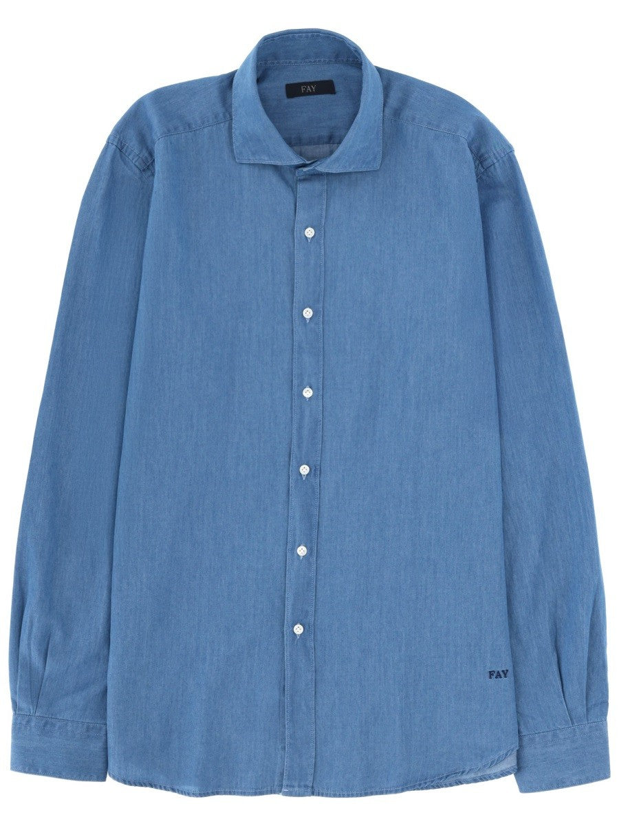 FAY - Man - Blue - Shirt
