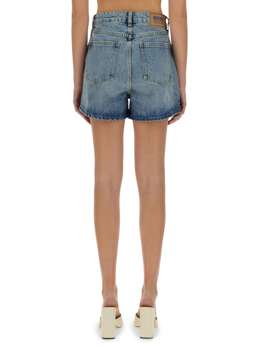 MOSCHINO JEANS - Woman - Blue - Shorts