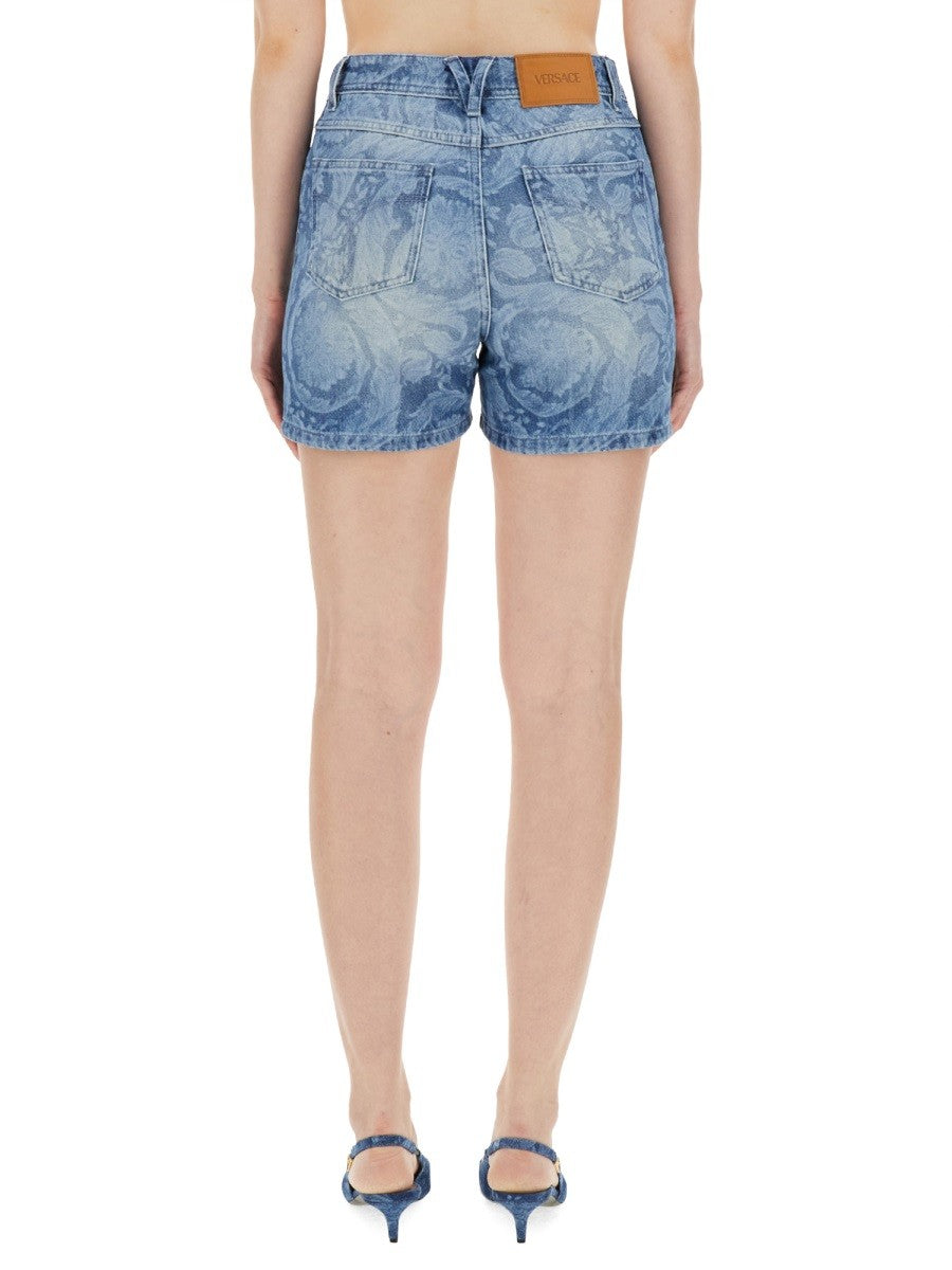 Versace - Woman - Blue - Shorts