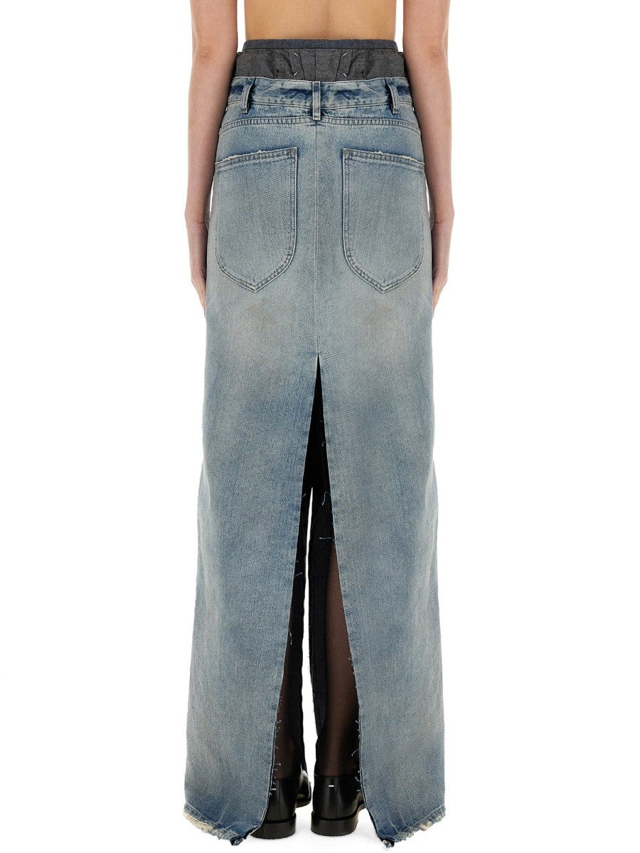 Maison Margiela - Woman - Blue - Skirt