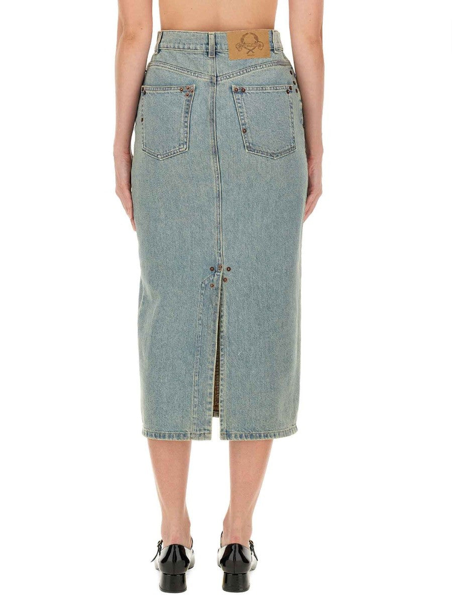Moschino - Woman - Blue - Skirt