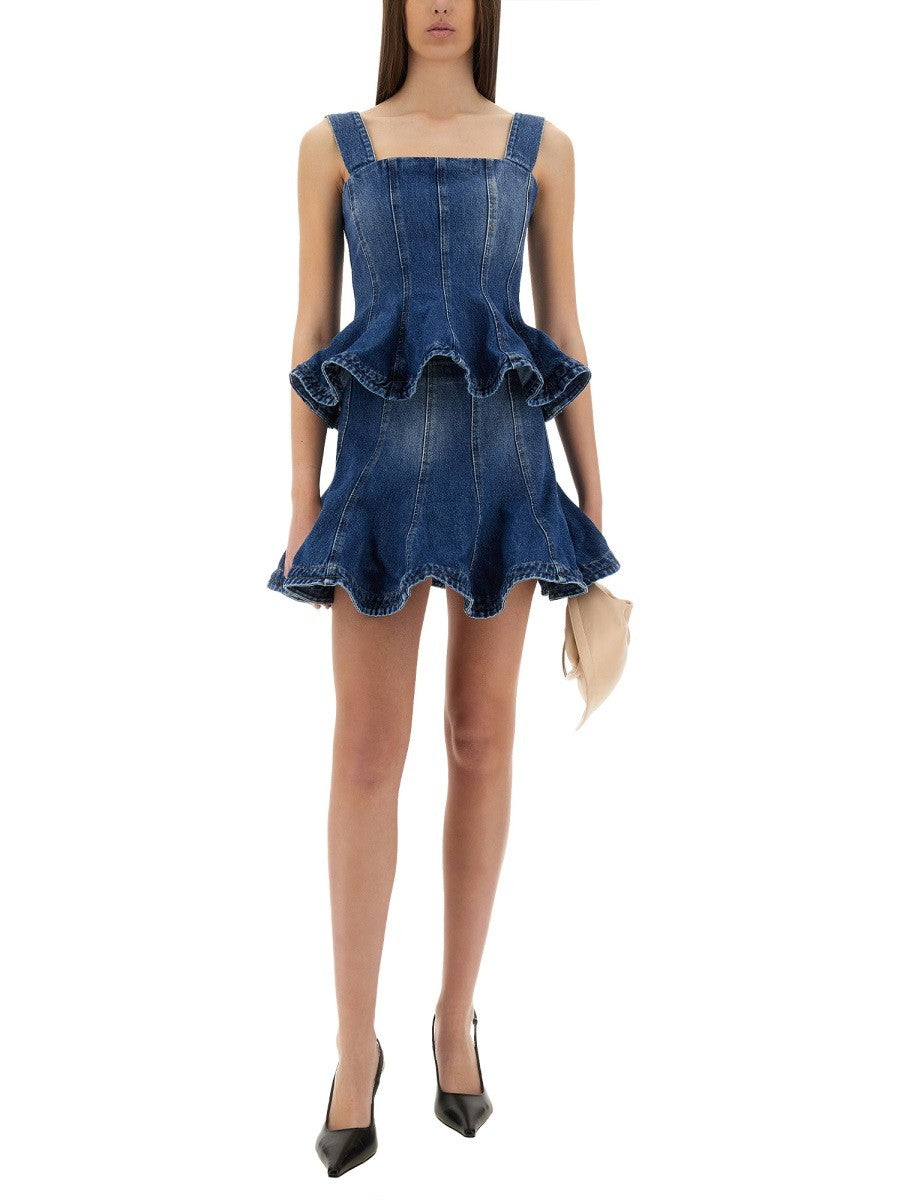 msgm - Woman - Blue - Skirt