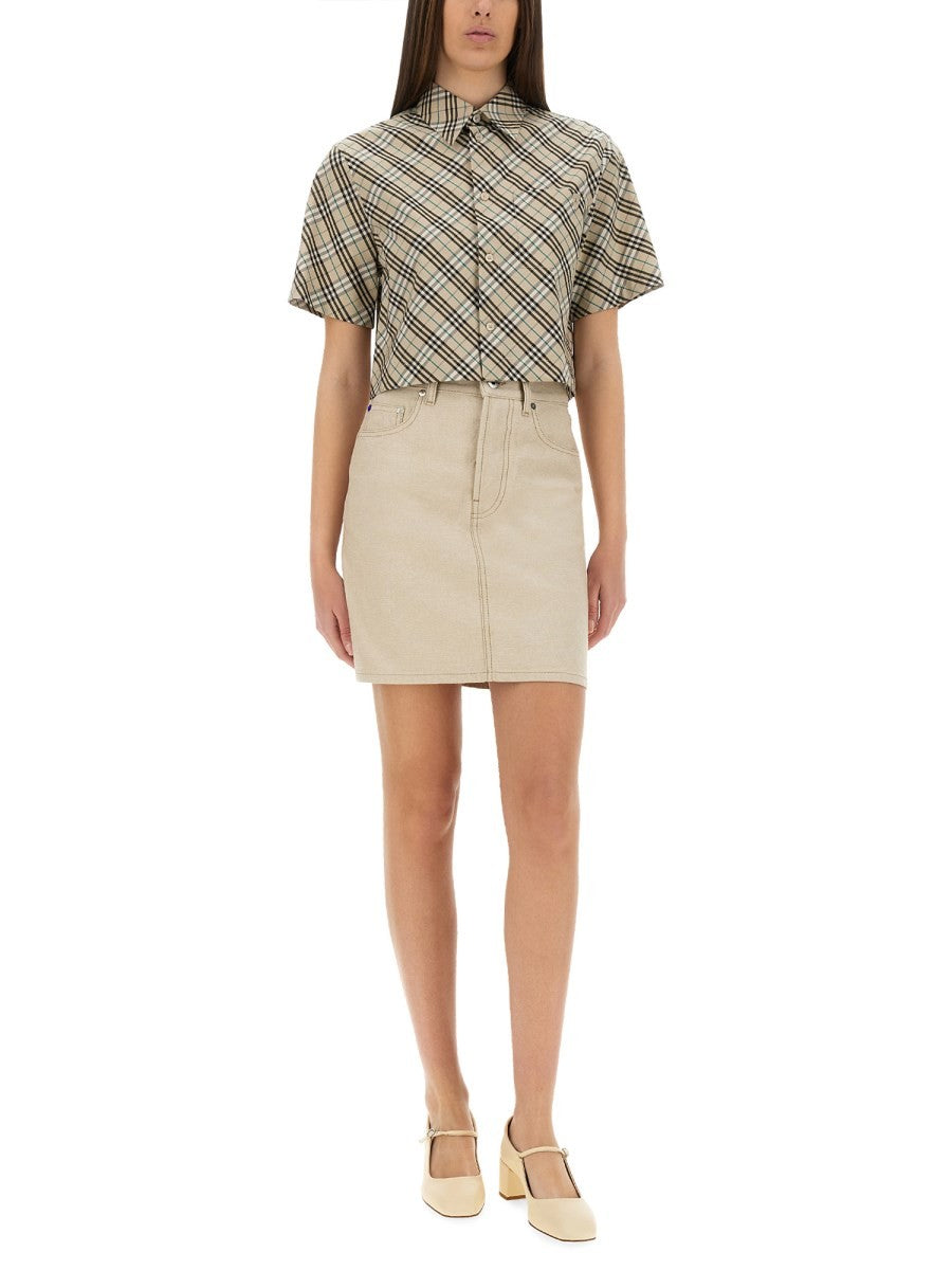 Burberry - Woman - Beige - Skirt