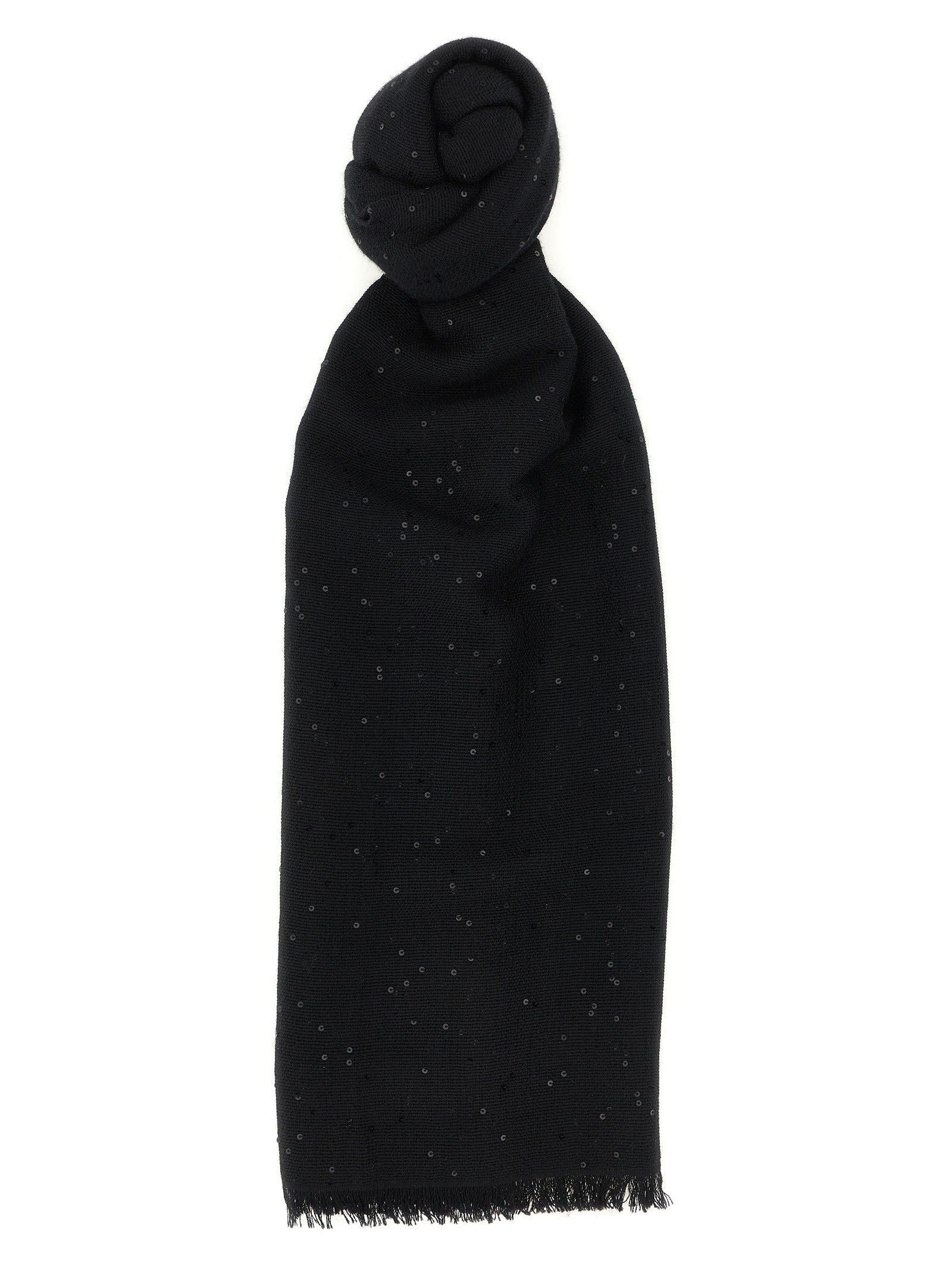 Brunello Cucinelli - nan - Black - Scarf