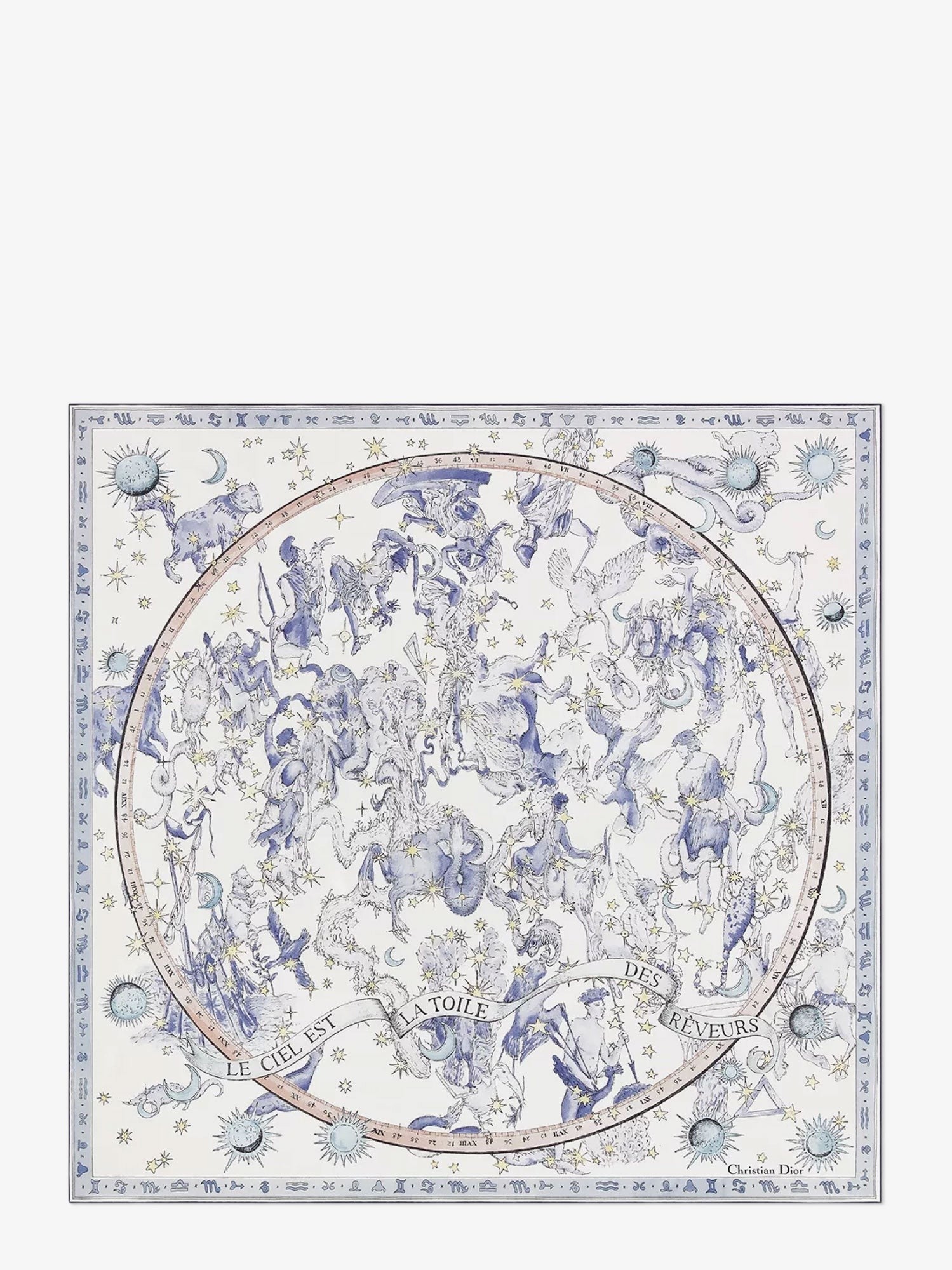 Dior - Woman - Blue - Scarf