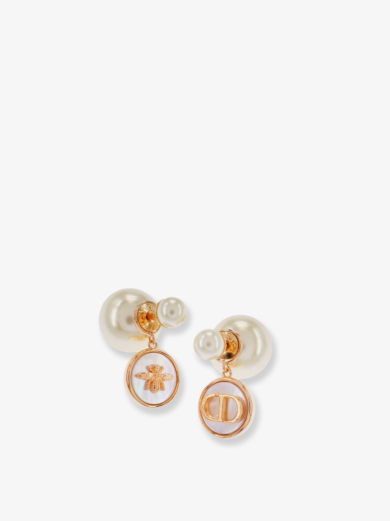 Dior - Woman - Gold White - Earring