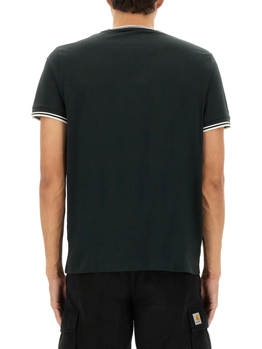 FRED PERRY - Man - Green - T-shirt