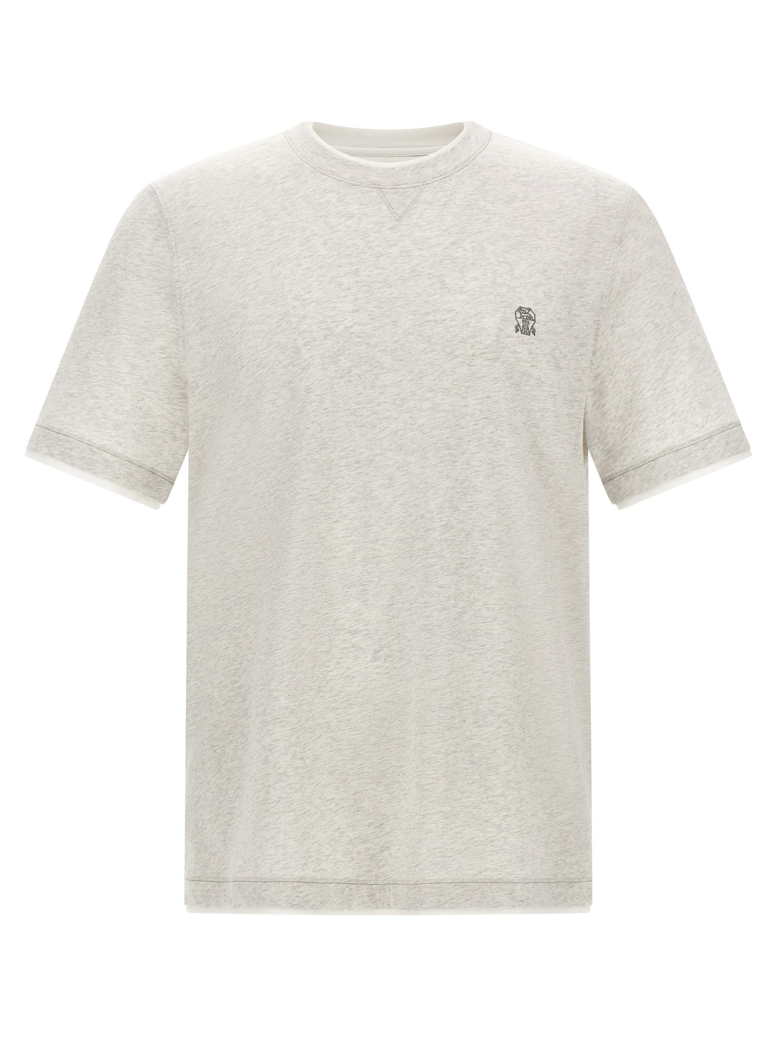 Brunello Cucinelli - nan - Grey - T-shirt
