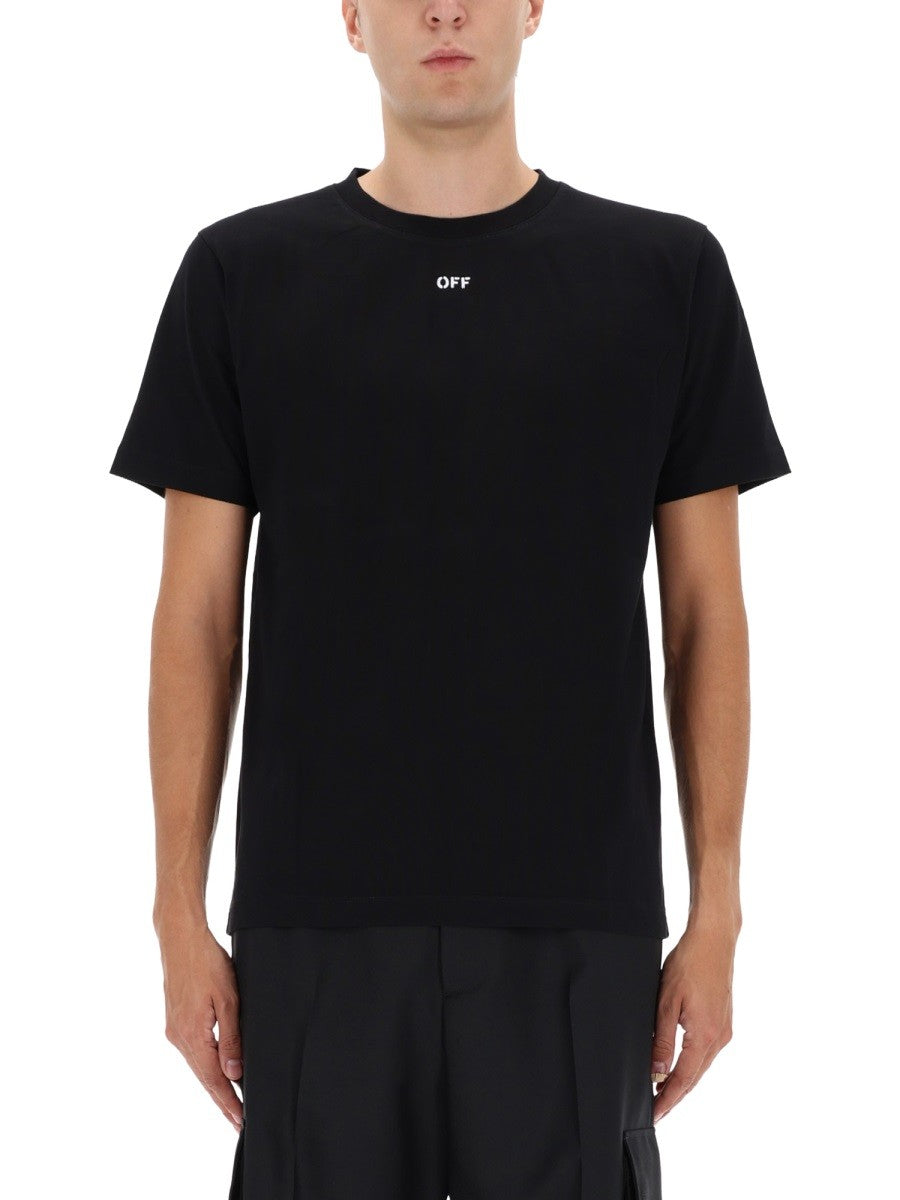 Off-white - Man - Black - T-shirt