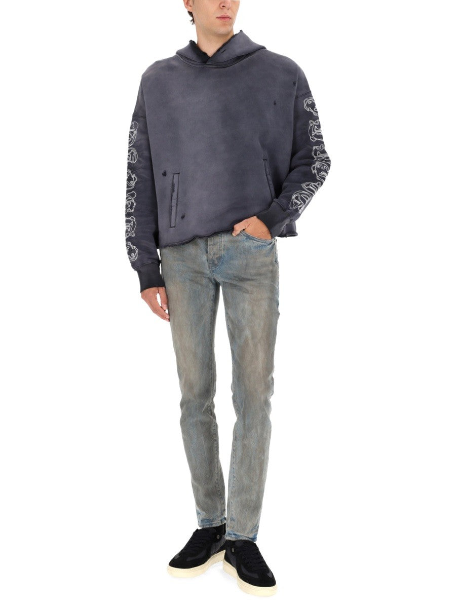 PURPLE BRAND - Man - Black - Sweatshirt