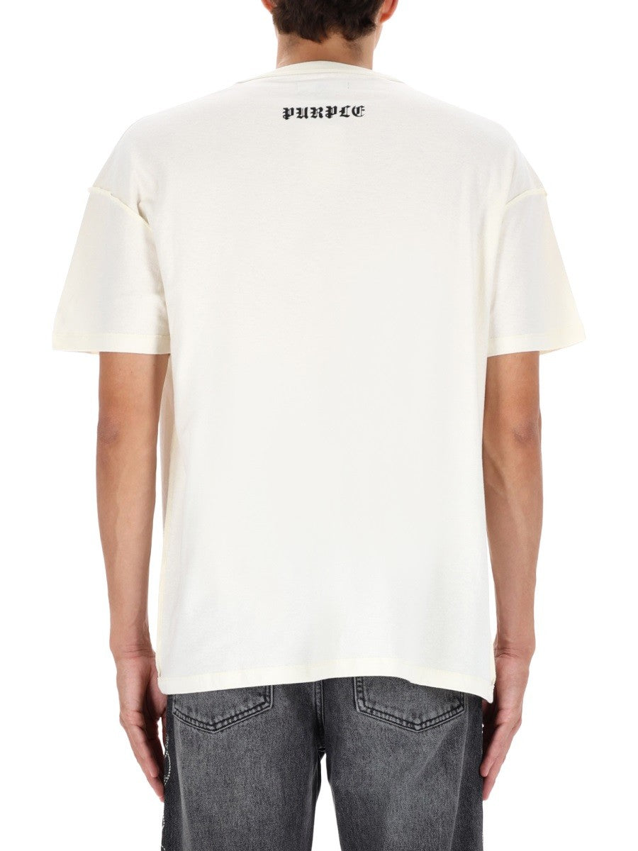 PURPLE BRAND - Man - White - T-shirt