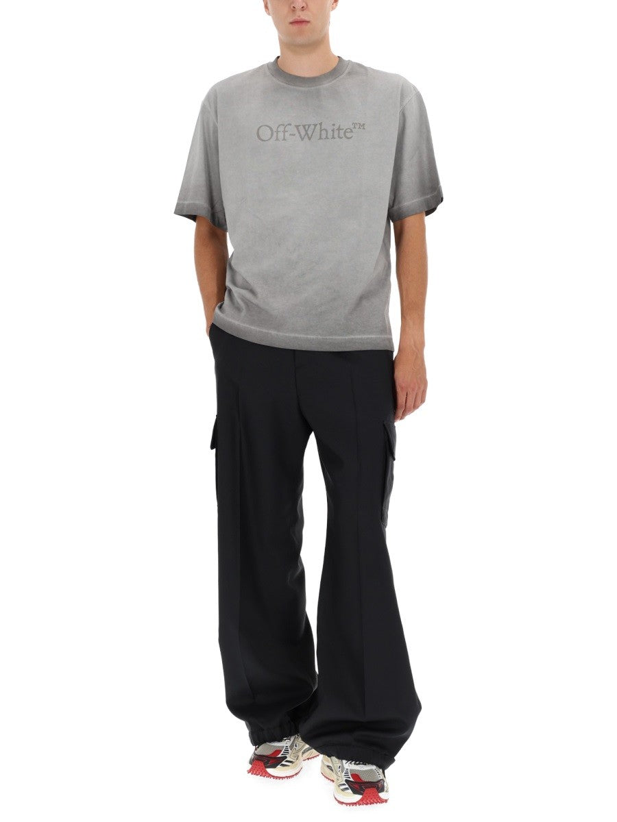 Off-white - Man - Grey - T-shirt