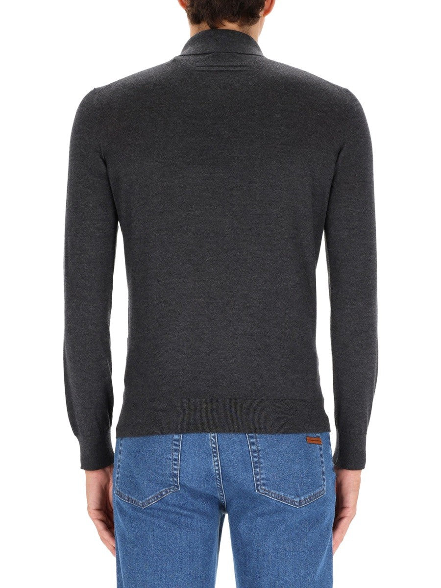 Zegna - Man - Black - Polo Shirt