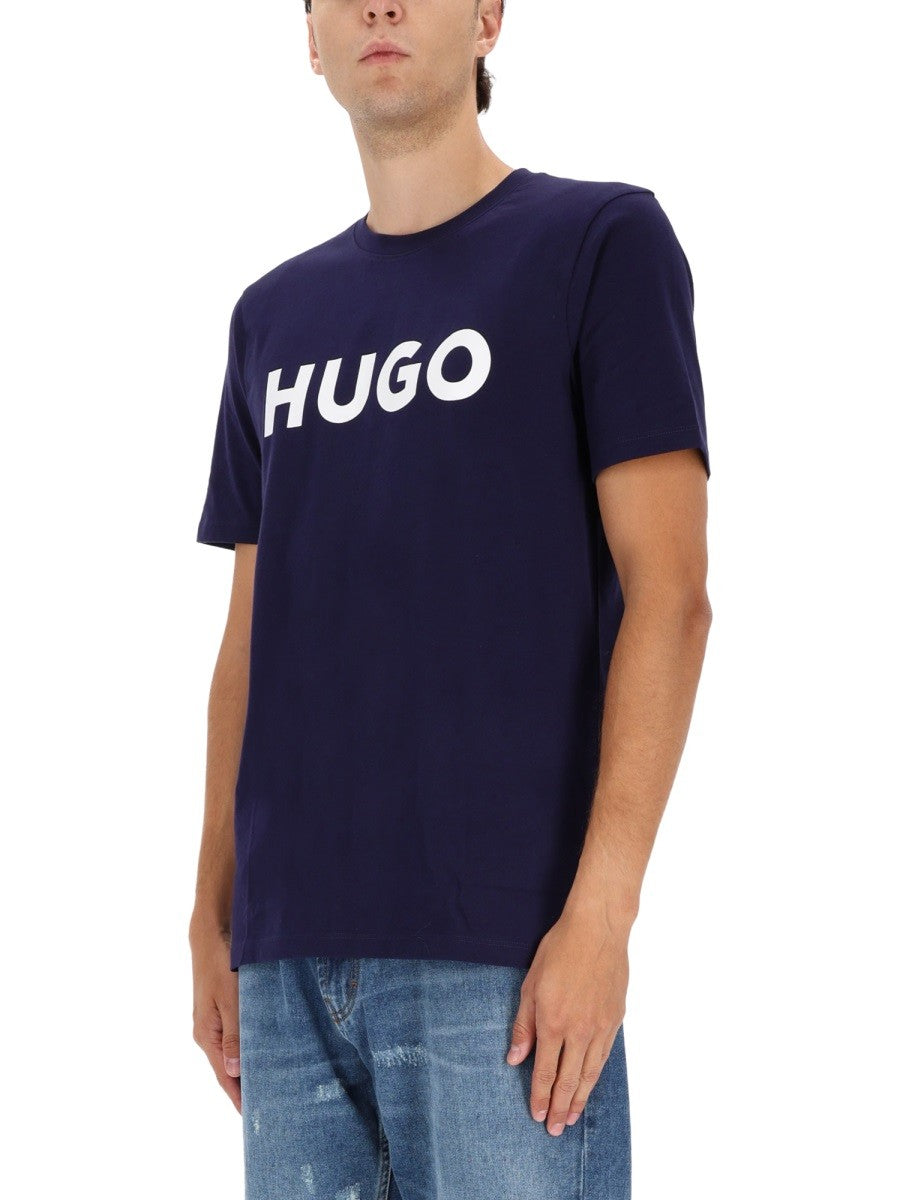 Hugo - Man - Blue - T-shirt