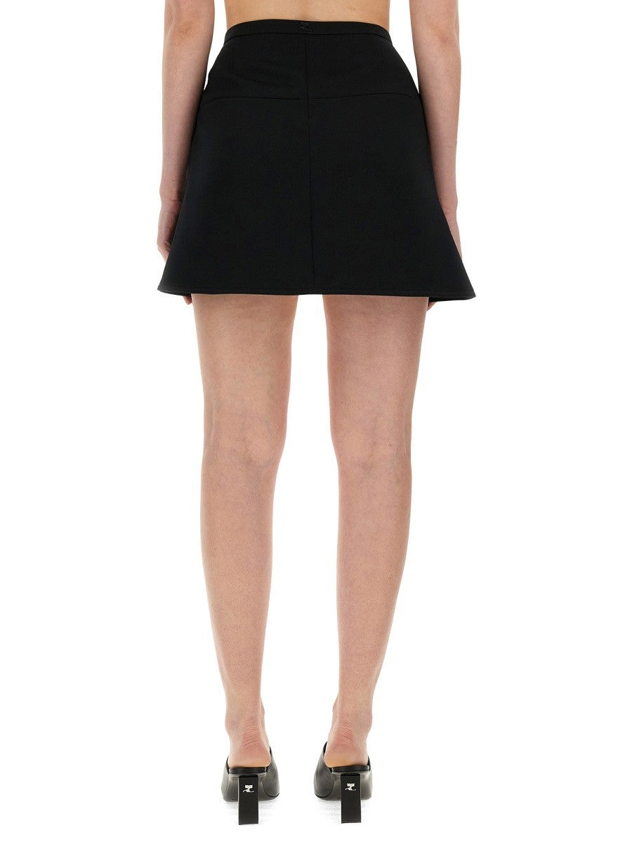 COURREGES - Woman - Black - Skirt