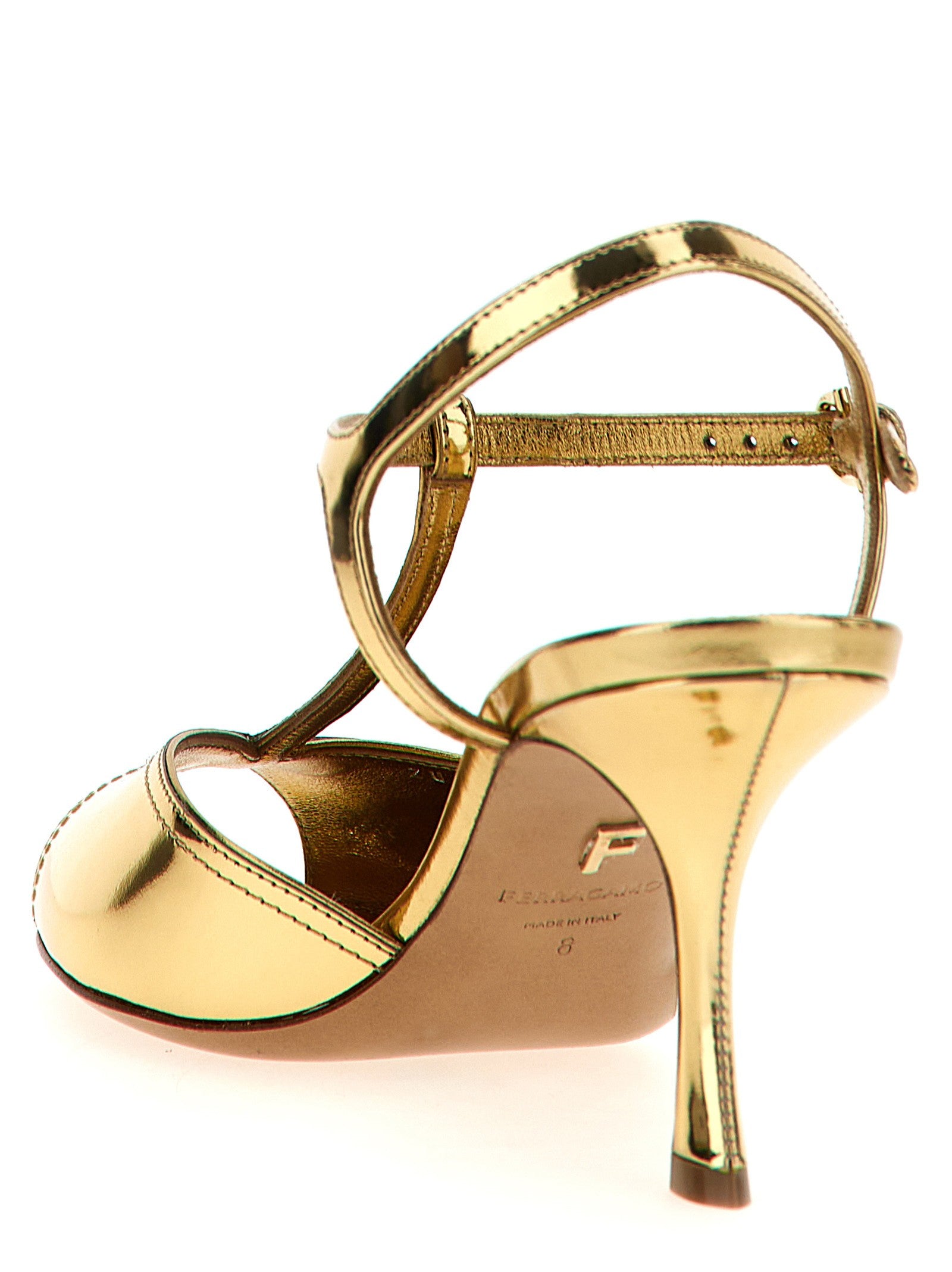Ferragamo - nan - Gold - Sandal