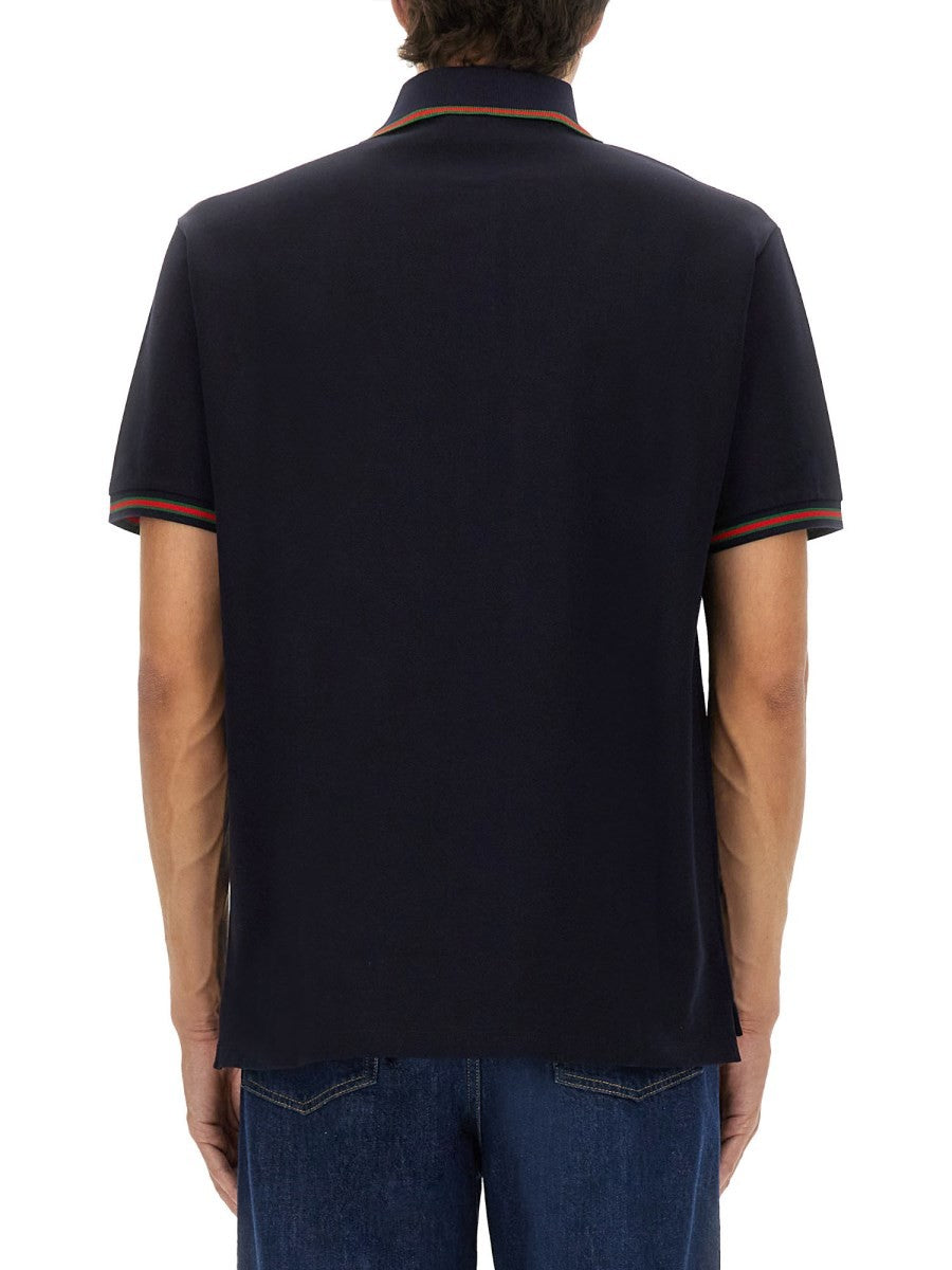 Gucci - Man - Blue - Polo Shirts
