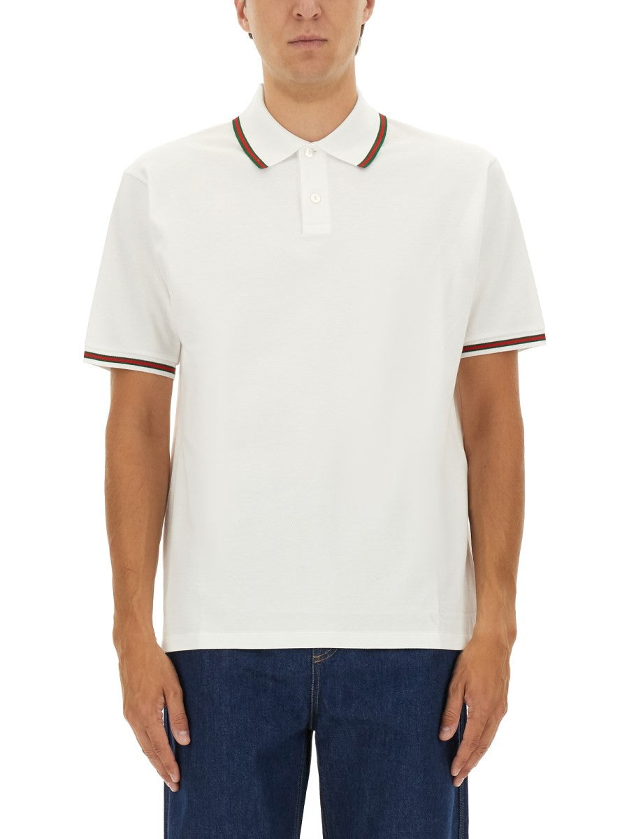 Gucci - Man - White - Polo Shirt