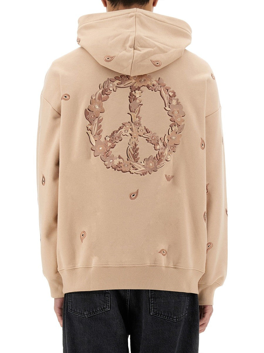 Emporio Armani - Man - Beige - Sweatshirt