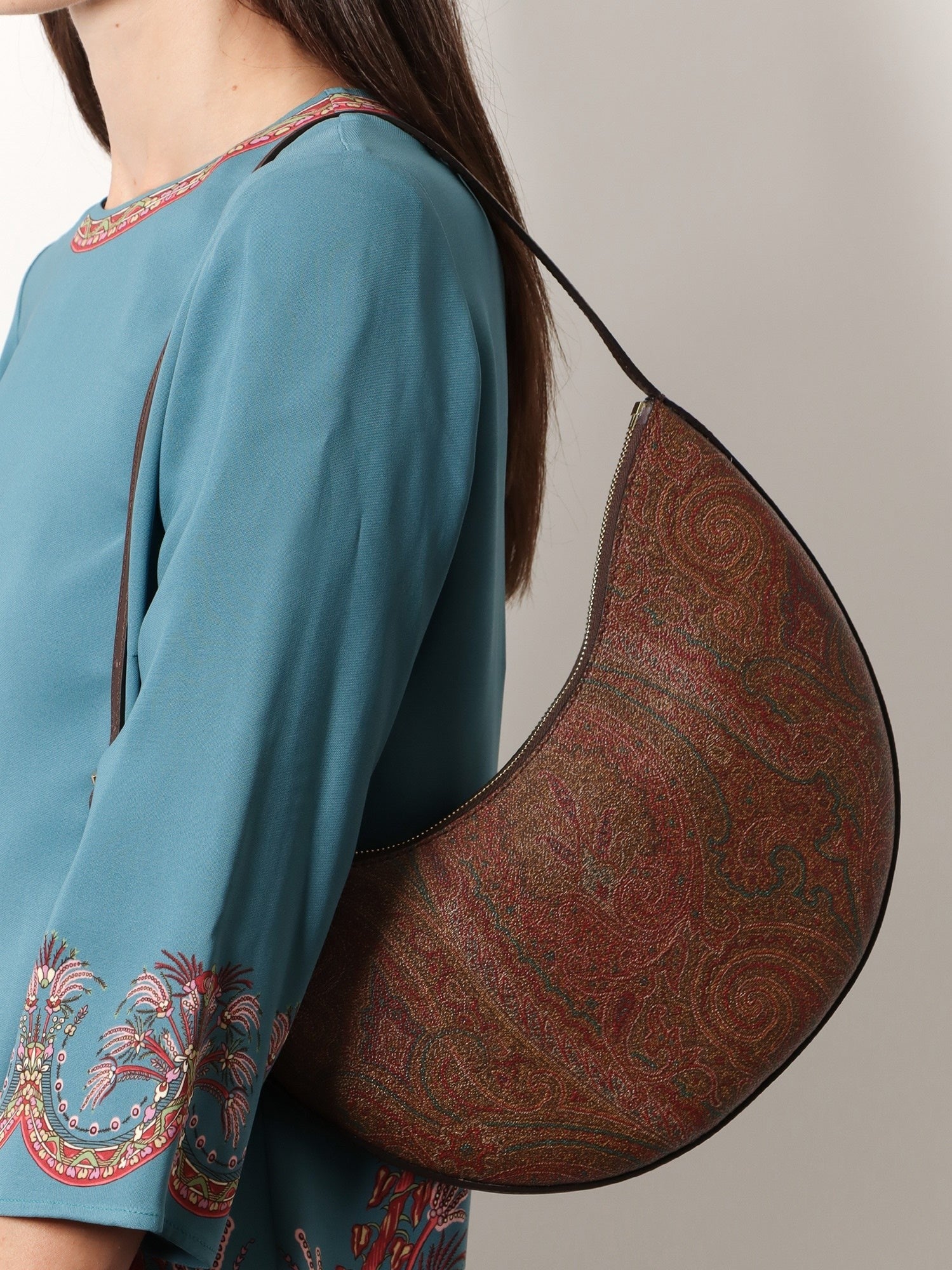 Etro - Woman - Brown - Shoulder Bag