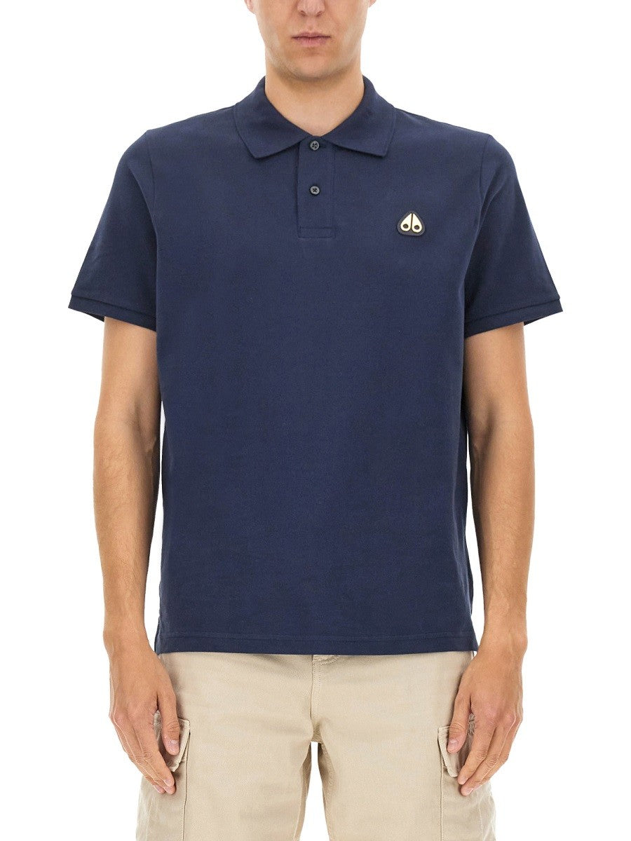 MOOSE KNUCKLES - Man - Blue - Polo Shirts