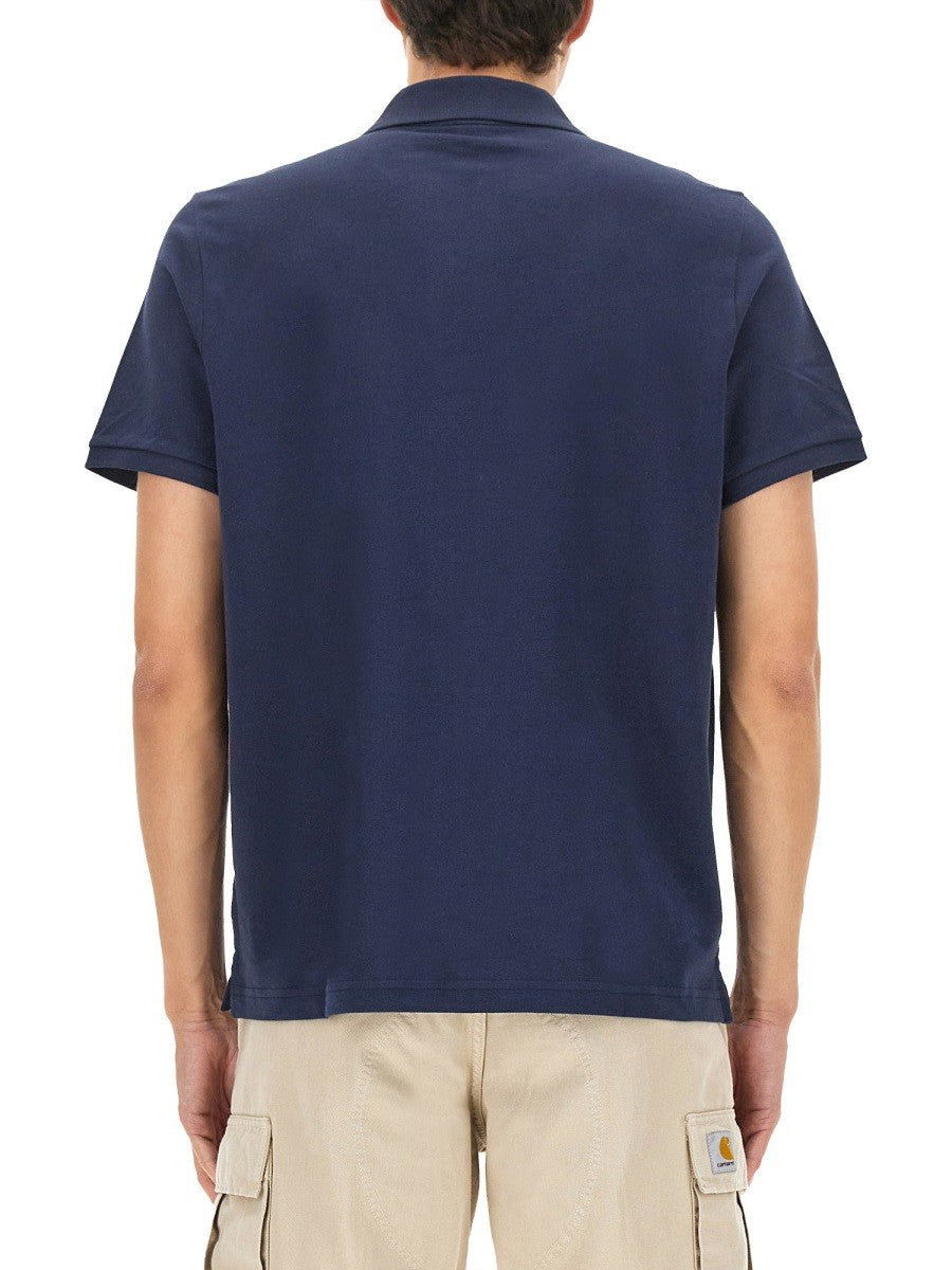 MOOSE KNUCKLES - Man - Blue - Polo Shirt