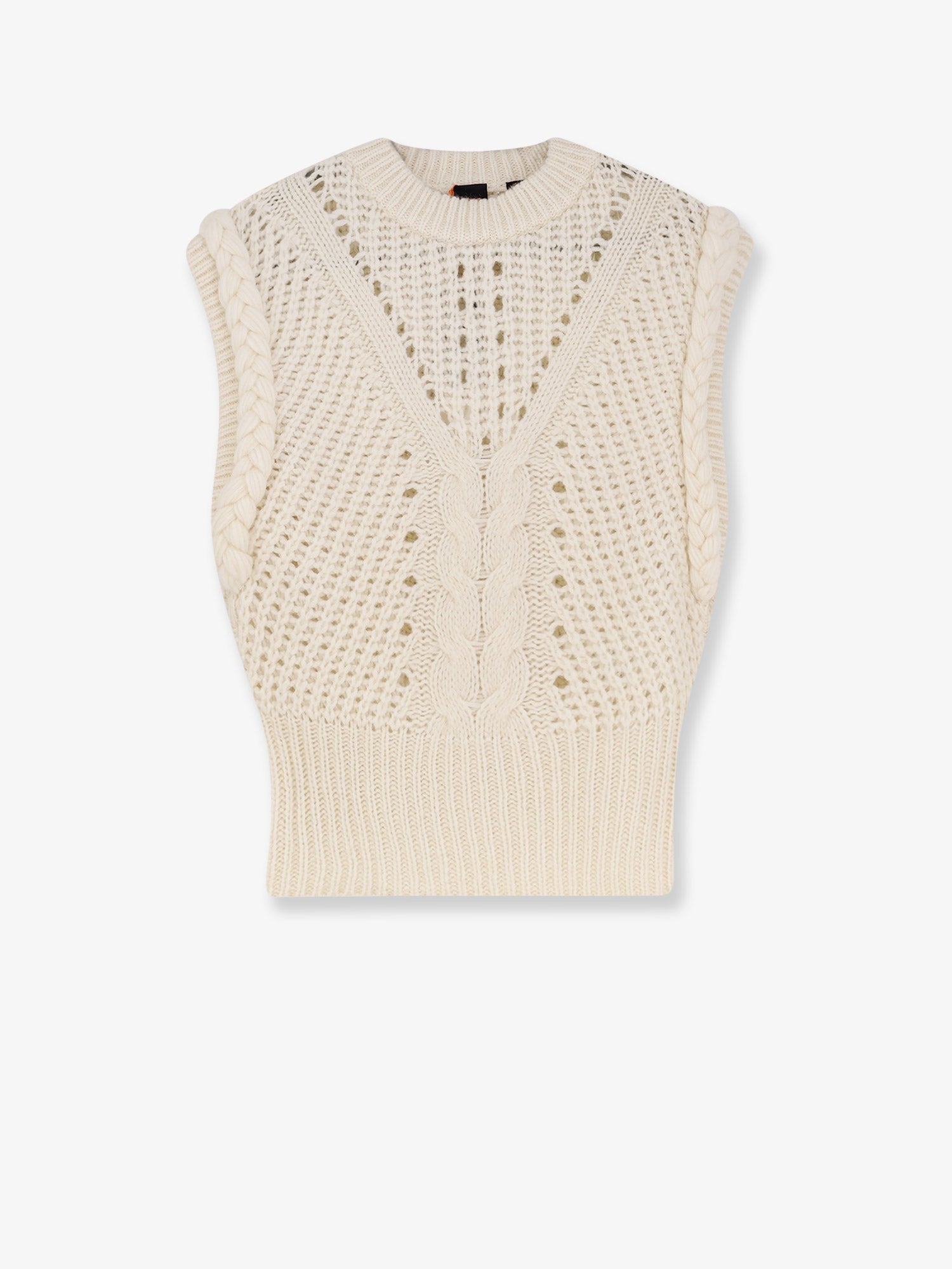 Boss - Woman - White - Knit Sweater